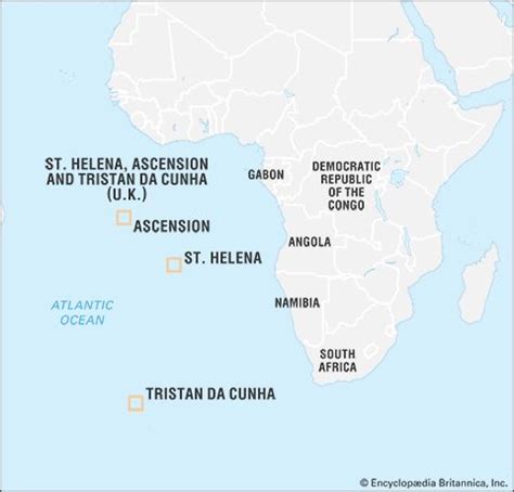 Saint Helena, Ascension and Tristan da Cunha.